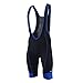 ARSUXEO Men's Cycling Bike Bib Shorts Blue Size X-Large