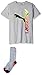 PUMA Little Boys' Graphic Tee and Sock, Lt Grey Heather1, 5