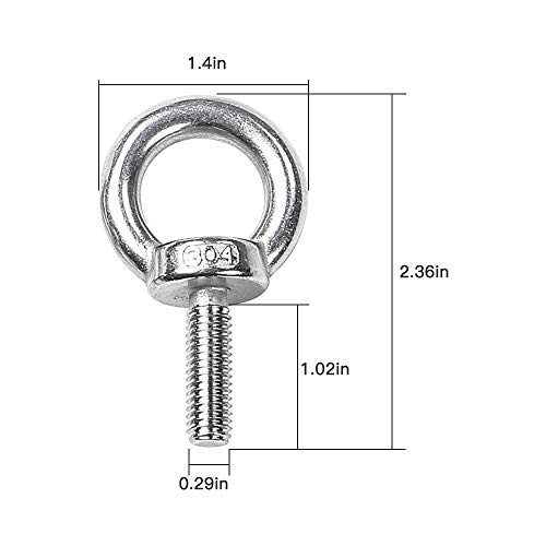 CheroCar Hard Top Quick Removal Fastener Thumb Screws Bolts Tie Down Anchor for Jeep Wrangler Accessories Sports Sahara Freedom Rubicon X & Unlimited YJ TJ LJ JK JL 2/4Door 1987-2020 (Metal 8PACK) ... - Thumbnail 2