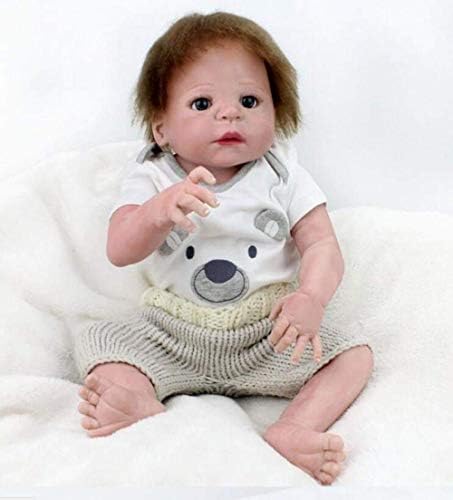 抱き人形 Rebornベビー人形の手作りのリアルなビニールの赤ちゃん人形ソフトシミュレーション22インチ55 Cm目の女の子のお気に入りギフト会社1227dmsjwawa 7587 限定タイムセール