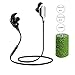 Ansion Bluetooth Wireless Sports 4.1 Lightweight HD Noise Cancelling In-Ear Headphones with Mic,  Black