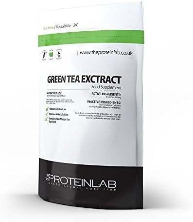 The Protein Lab Green Tea 850mg Capsules Detox Colon Cleanse 30-500 Pack Size (180 Capsules - Foil Pack)