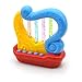 Early Learning Center Educational Kids Toys Made of ABS Environmental Plastic and Learn Music, Lullaby, Stories for Children(Harp, Horn& Music Drum, Random Color) (Little Harp)