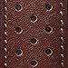 OCYCLONE Compatible for Watch Band 42mm 44mm, Soft Classic Genuine Leather Strap Replacement Bands Compatible for iWatch Series 3, Series 4 for Men - Coffee