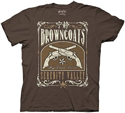 Ripple Junction Firefly Serenity Valley Adult T-Shirt 2XL Dark Brown