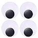 DECORA 3 Inch Large Sized Plastic Wiggle Googly Eyes with Self Adhesive for Crafts Set of 4