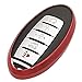 Red TPU Key Fob Cover Case Jacket Holder for 2017 2018 2019 2020 2021 Nissan Altima Maxima Armada Murano Rogue Versa Sentra GT-R Quest Infiniti