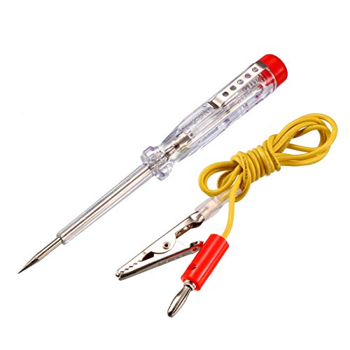 uxcell Car Voltage Tester, Auto Truck Heavy-Duty Circuit Test Pen DC6V/12V/24V Repair Tools