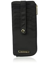 Travelon de la mujer Tailored esquina cierre de cremallera portafolios fina, Onyx), 43208 580