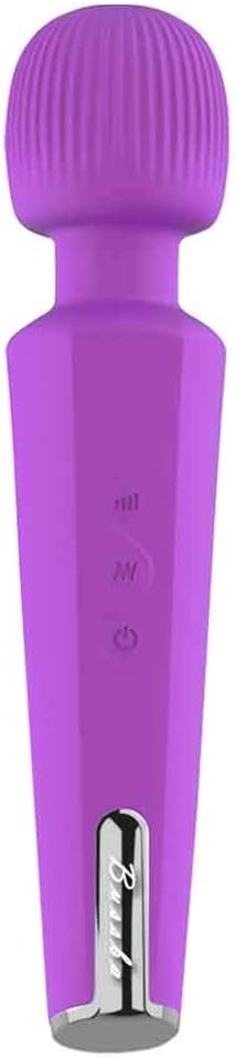 Electric Manual Massager Stick Large Edition Slience Powerful 20 Vibration Patterns 8 Muti Speeds,Massage Head Bending Possible Wand Magic Massagers Therapy for Vertebra ache and Lymph Repair: Health & Personal Care