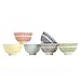 Dessert, Ice Cream Bowls Set of 6 Assorted Colors, 9- Ounce, 4.5 Inch