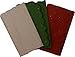 Christmas Glitter Tissue Paper; Red, White and Green; Scalloped Edges; 110 Sheets