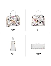 Bolso de mano para mujer de diseño grande, de piel vegana, con asa superior, para computadora portátil de 13 pulgadas.