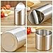 K-Steel Stainless Steel Trash Can Mini Wastebasket Wave Cover Countertop Small Trash Can Kitchen Desktop