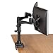 Vari Dual-Monitor Arm 180 Degree - Easy Installation - Perfect for Tight Spaces (up to 27