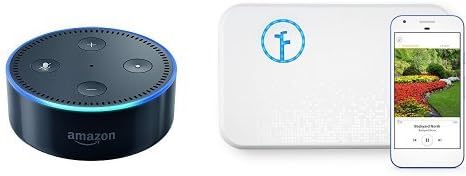 Echo Dot (2nd Generation) - Black + Rachio WiFi Smart Sprinkler Controller (16-zone)