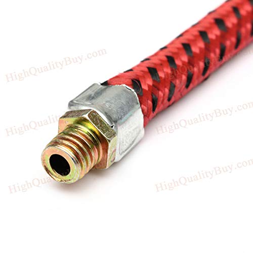 Bicycle Mini Portable Air Pump Flexible Rubber Tube Hose Replacement - Thumbnail 2