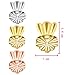 3 Pairs Earring Backs Original Magic Earring Lifters, Adjustable Earring Backs Secure for Women Ear Lobe Support Patches (Gold Plated, Sterling Silver, Rose Gold - Crown Style)