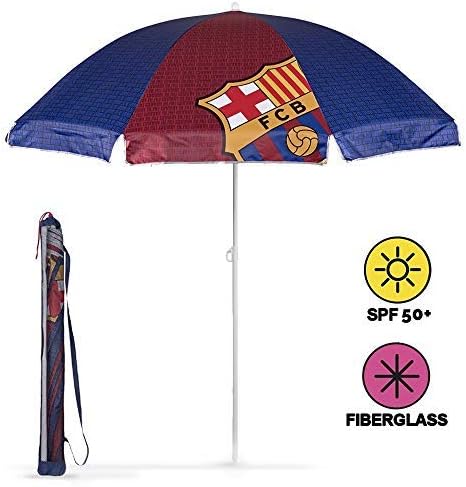 Made in Trade 15197 Perletti Barça Umbrella - Windproof parasol FC Barcelona for boys
