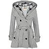 A2Z 4 Kids® Kinderen Meisjes Parka Jassen Met Capuchon Modieus Coats Mode Wol Mengsels Warme Gewatteerd Jas Oversized…