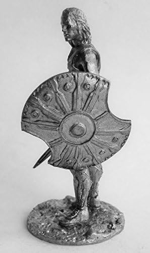 TIN HISTORY TIN FIGURES ANCIENT GREECE ACHILLES HERO OF THE TROJAN WAR 65MM D1