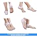 Plantar Fasciitis Foot/Ankle Compression Socks Sleeve (1 Pair), Silicone Heel Protector (1 Pair), Gel Arch Support (1 Pair), Foot Massager (1 Piece) & Spiky Foot Massage Ball (1 Piece) - (Pack of 8)