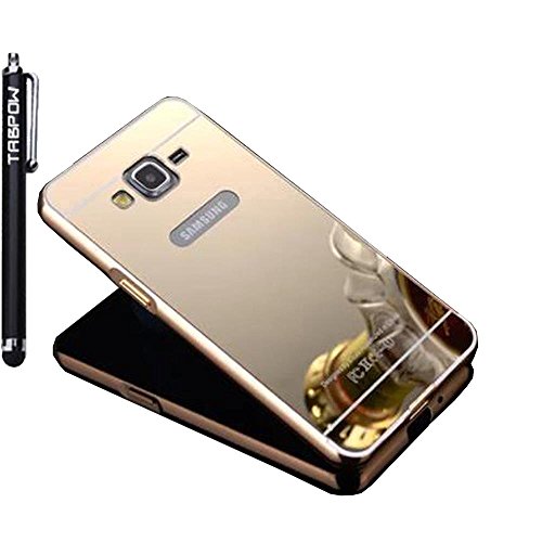 Samsung Galaxy Grand Prime Case, TabPow [Electroplating Series] Champagne Gold Luxury Hard Back Case Cover Bumper [Mirror Case] For Samsung Galaxy Grand Prime G530 G530H