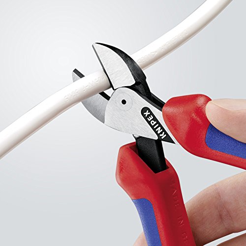Knipex X-Cut® Kompakt-Seitenschneider hochübersetzt schwarz atramentiert, mit Mehrkomponenten-Hüllen 160 mm 73 02 160 – Bild 5