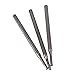 BQLZR 1.5mm Silver Diamond Burrs Drill Bits Hole Tools for Jewelry Shell Pack of 100