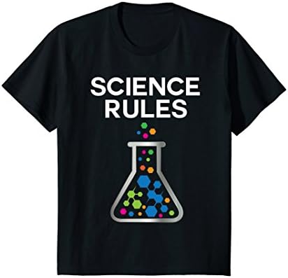 Kids SCIENCE RULES CHEMICAL T-Shirt 6 Black