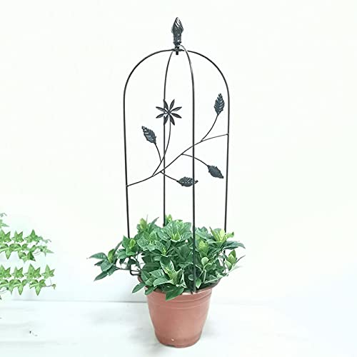 PLHMS Metall rankhilfe Gartengitter, Obelisken Pflanzengitter Rankgitter, für Kletterpflanzen Blumen Metall Rostfreier… – Bild 6