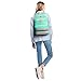 Leaper Canvas Laptop Bag Backpack Shoulder Bag Purse Pen case Water Blue