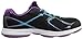 Ryka Women's Devotion Walking Shoe,Black/Dark Purple/Light Blue,10 M US