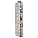 mDesign Set of 2 Hanging Shoe Rack - Ideal Wardrobe Storage Solutions - Hanging Shoe Storage with 10 Compartments - Linen