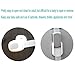 Baby Safety Locks for Cabinets Child Safety Cabinet Locks Latches for Cabinets Drawers Baby Proof Latches (6 Pack)
