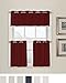 No. 918 Montego Grommet Textured Kitchen Curtain Valance, 56