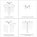 Crystal Chandelier, Kakanuo Modern Crystal Ceiling Light, 3 Lights Flush Mount Crystal Light Fixture H10.4