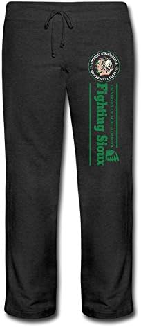Umison Fighting Logo Sioux Women Workout Pants Black XL