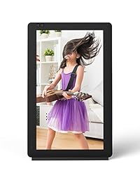 Nixplay Seed Wave 13.3" Smart Frame with Bluetooth Speakers, iPhone & Android App, iOS Video Playback, Alexa Integration, Dynamic  Photos, Hu Motion Sensor   W13C