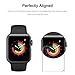Apple Watch Series 4 44mm Screen Protector, TopACE 9H Hardness Full Coverage Bubble Free Tempered Glass 0.3mm Film for Apple Watch Series 4 44mm (Clear)