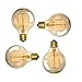 Vintage Edison Bulbs Elfeland G80 40W 110V Antique Retro Incandescent Dimmable Light Bulb Squirrel Cage Filament Light Bulb for Home Light E26/E27 Base (4 Pack)