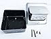 Pop Up Floor Box Countertop Box w/20A GFI Receptacle Electric Outlet (silver)