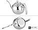 Nati & Home Premium Stainless Steel Pour Over Drip Coffee Kettle - The Original 'Genie' - Built-In Removable Tea Infusion For Tea Coffee Lovers - 1.1 L/4 1/2 Cup