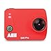 AEE Technology S40 Pro 1080P HD 16MP Time Lapse Long Battery Life Action Camera (Deep Red)