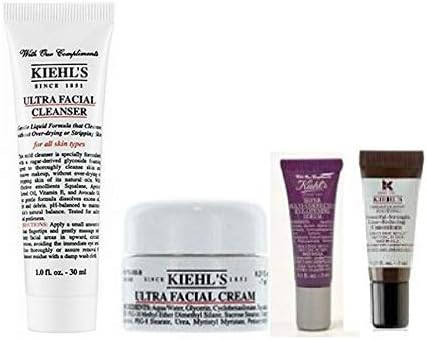 4 Piece Travel Set, Ultra Facial Cream, Ultra Facial Cleanser, Super Multi-Corrective Eye-Opening Serum, Powerful-Strength Line-Reducing Concentrate