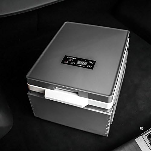 Portable Fridge Car small refrigerator, fresh storage 12L Bluetooth lithium battery Car with refrigerator Car refrigerator Refrigeration heating dorm room Mini Small Cold and warm box 46 * 34 * 27cm Power 60W-Travel Outdoors