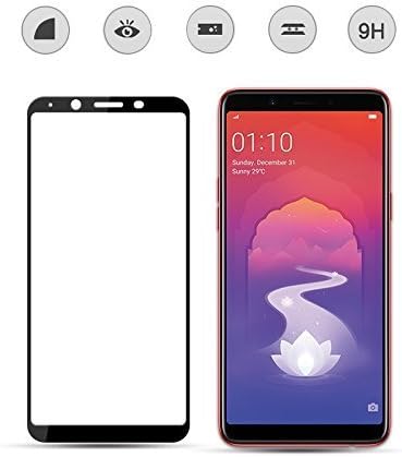 Kohinshitsu 5D Full Glue Edge-Edge Screen Protection Tempered Glass for Samsung Galaxy J8 2018 (Black)