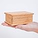 Bits and Pieces - Secret Sliding Gift Box Brainteaser Puzzle - Wooden Puzzle Money Box - Lock Up Box - Box Measures 4-1/2