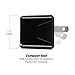 SCOSCHE USBH121 SuperCube Flip 12W Single USB Port Wall Charger for ALL USB Devices - Black