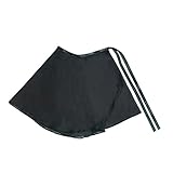 H88 Women Chiffon Ballet Skirt Dance Skate Wrap Over Scarf Dress Size M (Black) # 7310470